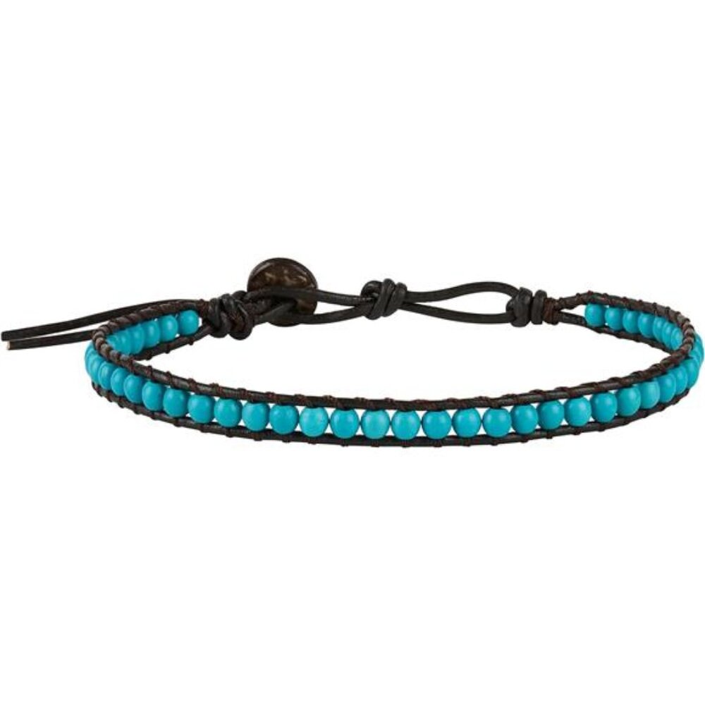 Trendy Anklet Turquoise Bead 10 Inches Anklet Bracelet Woven